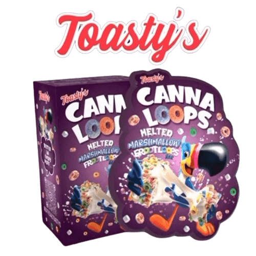 Melted Marshmallow Froot Loops Bar